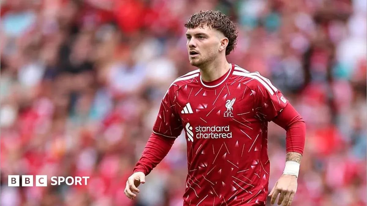 Liverpool player running during a match Liverpool player running during a match